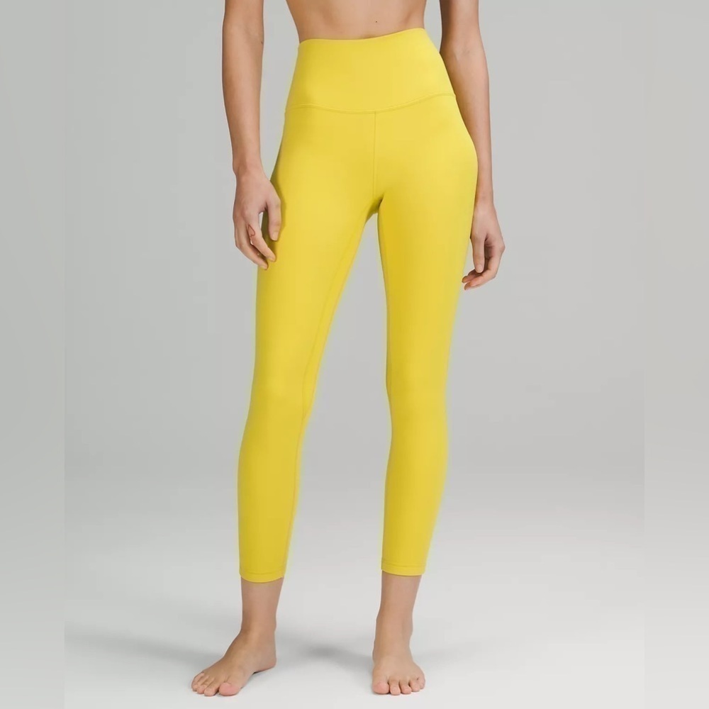 lululemon Align™ High-Rise Pant 23” Double Lined Colour Soleil Size 0